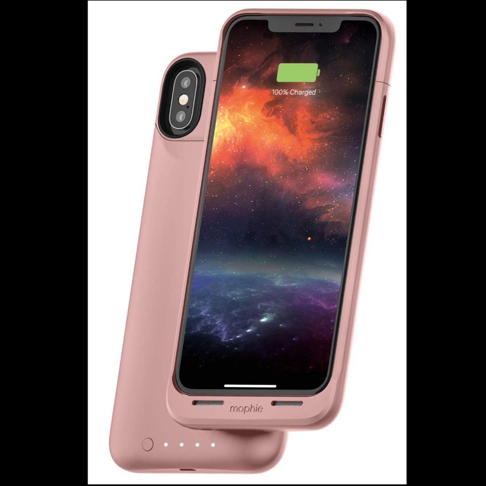 iPhone XS Max Mophie Charging Case and Car Charger/Mount
